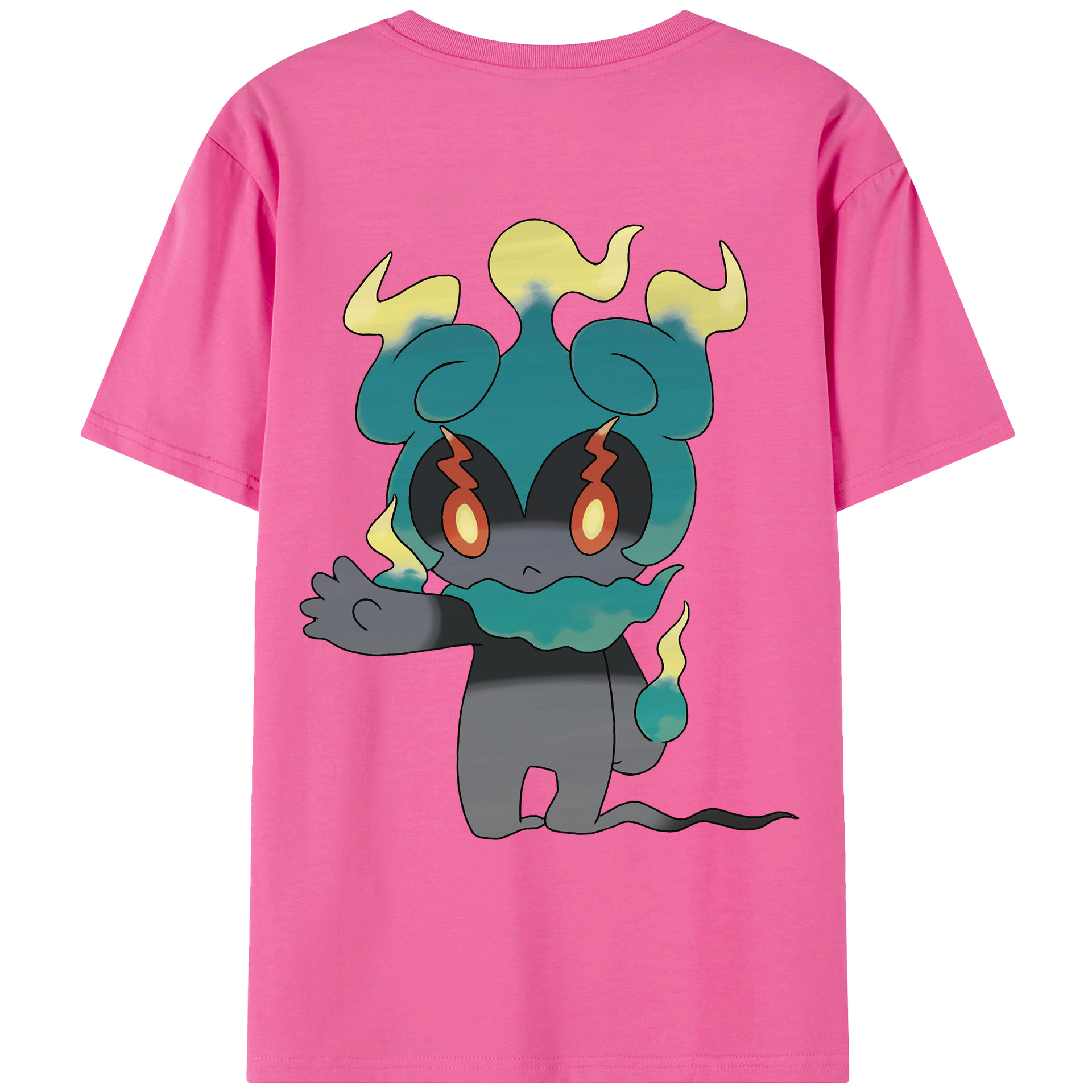 （画像用） ポケットモンスター Pokémon レディース半袖Tシャツ(バックプリント)